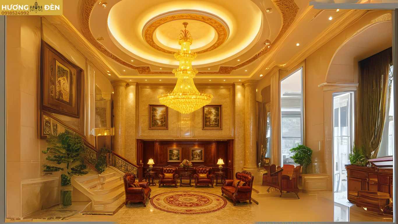 Đèn Chùm Thông Tầng Pha Lê TTT1