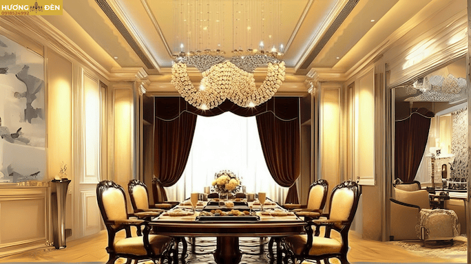 Đèn mâm hiện đại