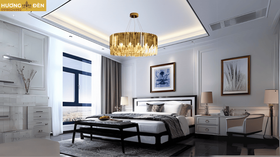 Đèn thả pha lê cổ điển
