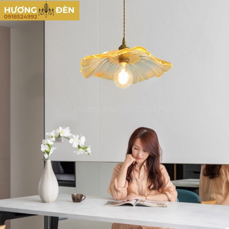 Đèn thả hình lá sen cao cấp TT23C