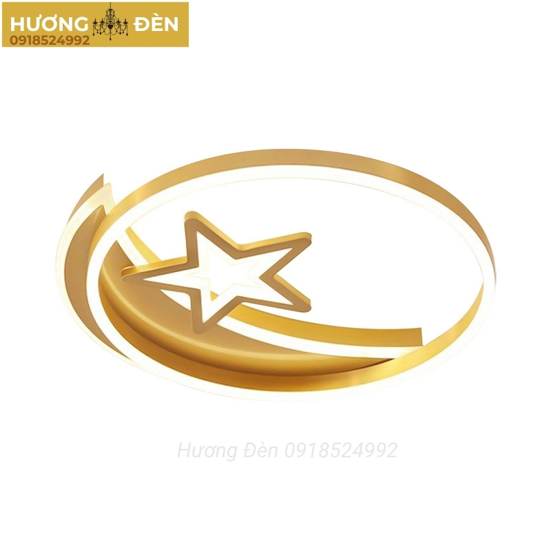 Đèn áp trần LED cap cấp vòng tròn, mặt trăng, ngôi sao OTA8877