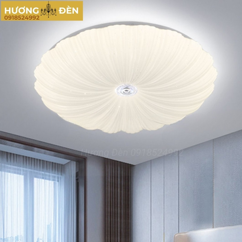 Đèn Ốp Trần Tròn A12 – Vỏ Sò Chính Hãng