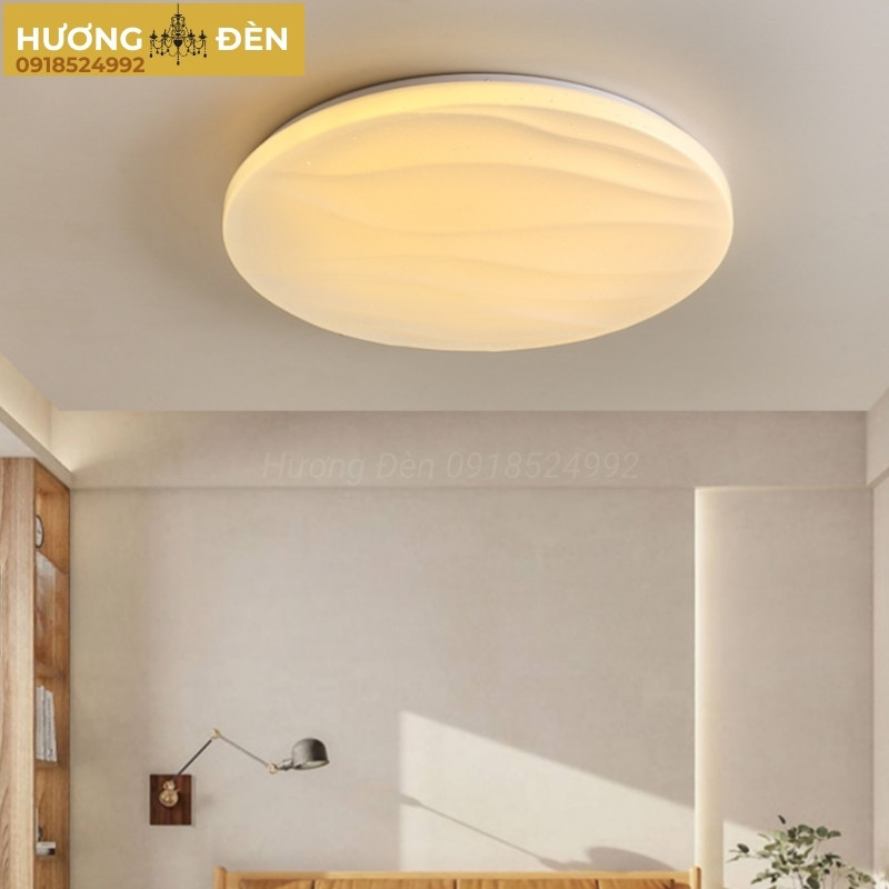 OT59 – Đèn Ốp Trần Tròn A12 – Vân Sóng Chính Hãng