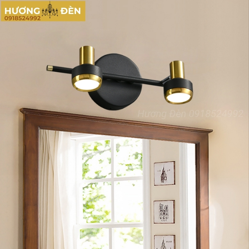 Đèn Soi Tranh Soi Gương 2 Bóng Chính Hãng RTA110T2 Đen