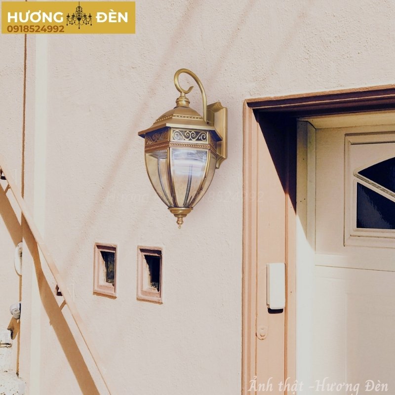 Đèn vách đồng chính hãng W250*H460 - E27*1 VD22