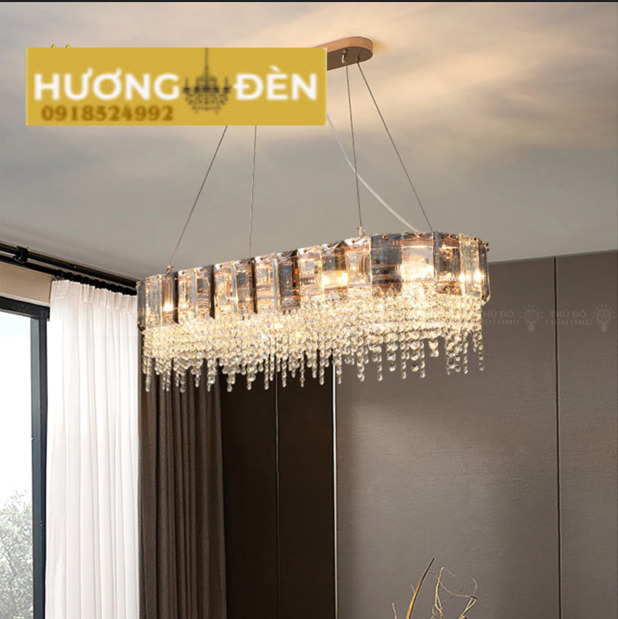 Đèn Chùm Pha Lê Elip 8066