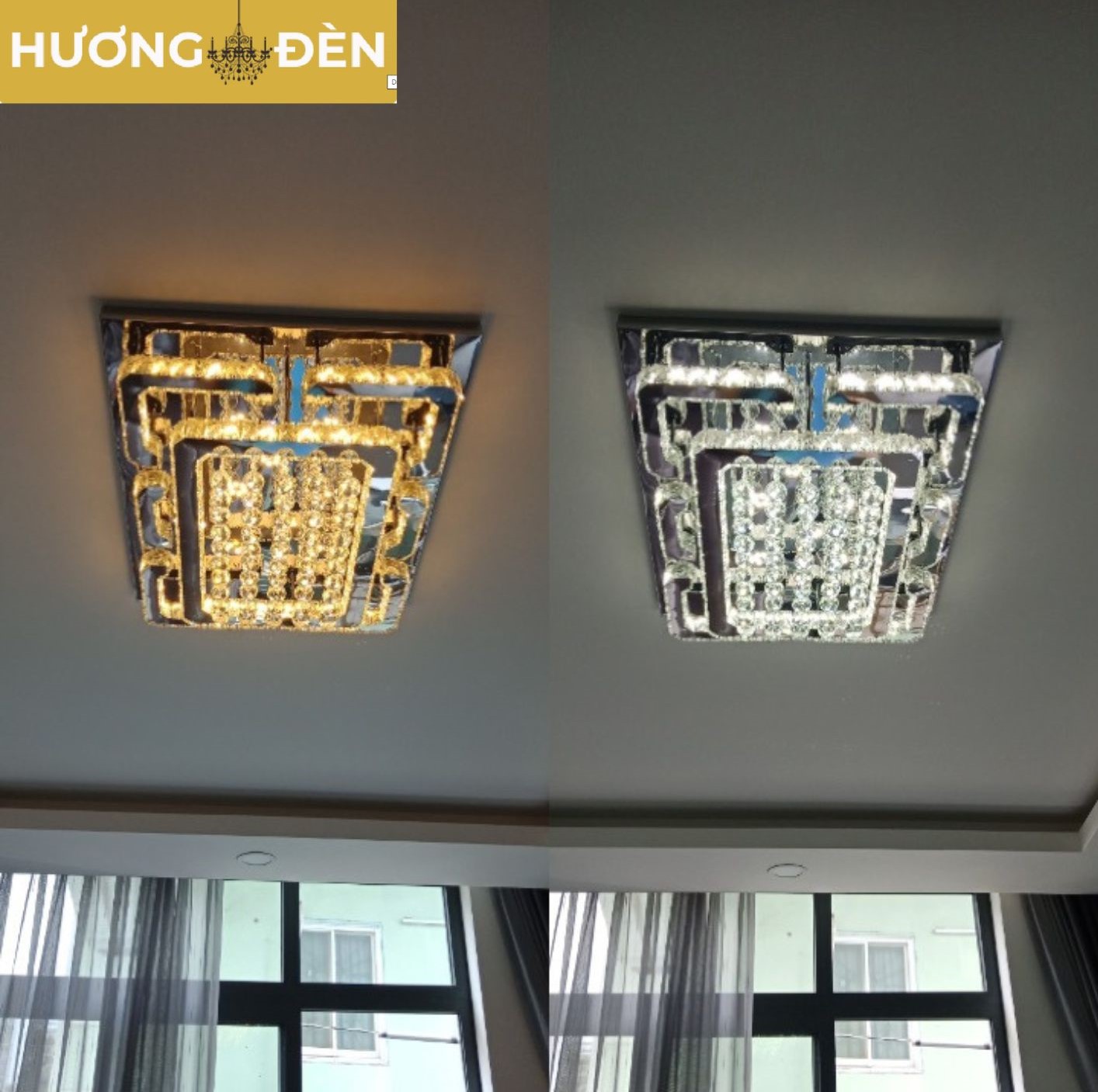 ĐÈN ỐP TRẦN PHA LÊ OTPL40404CN