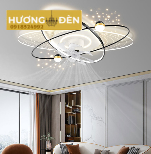 den-quat-op-tran-dai-ngan-ha-6607-black