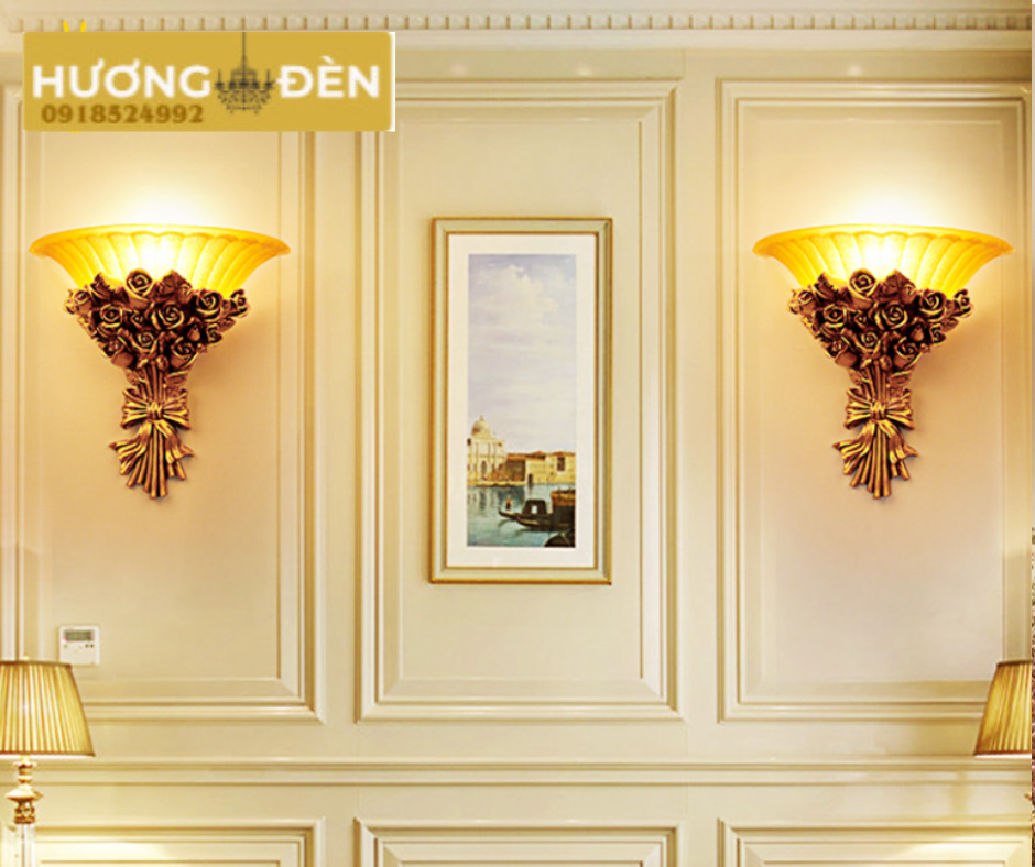 Đèn Tường Hoa Hồng DT6184