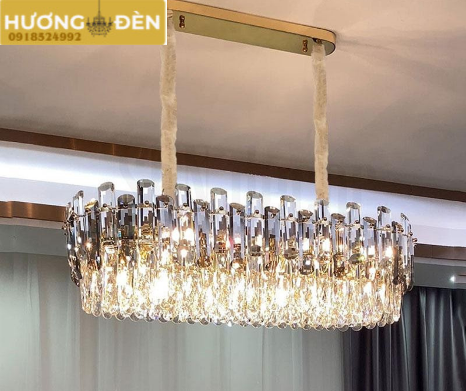 Đèn Chùm Pha Lê Cao Cấp Phòng Khách - GP0212PL
