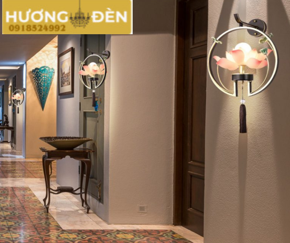 Đèn Tường Hoa Sen