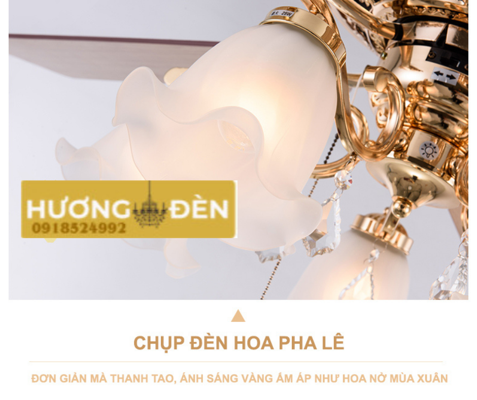 Quạt Trần Đèn Lan Chuông – QT76