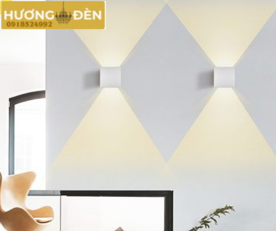 Đèn Hắt Tường Hình Hộp TNT32/TNT33 – Vàng