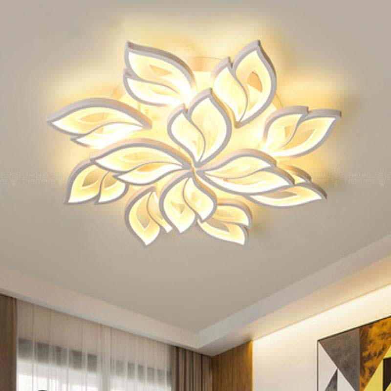 Đèn Mâm Hiện Đại Hoa TiGon MHĐ30 (12 Cánh)