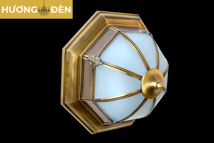 Đèn mâm áp trần đồng ML-C7099-3