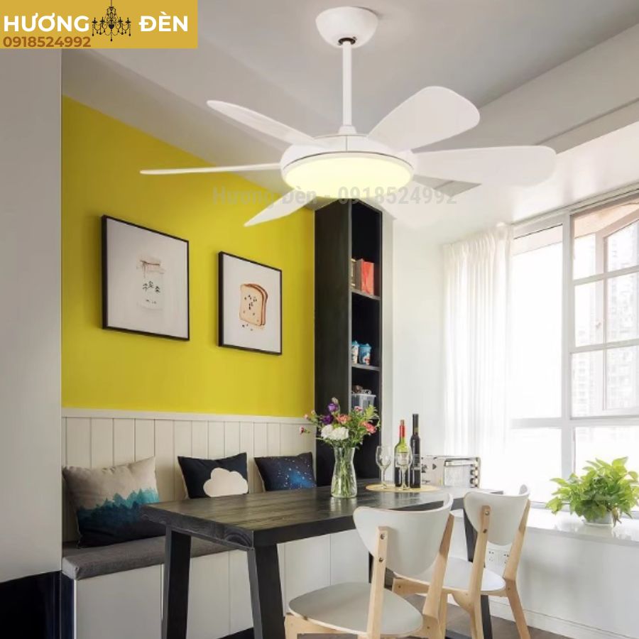 Quạt Trần Đèn 6 Cánh – QT17
