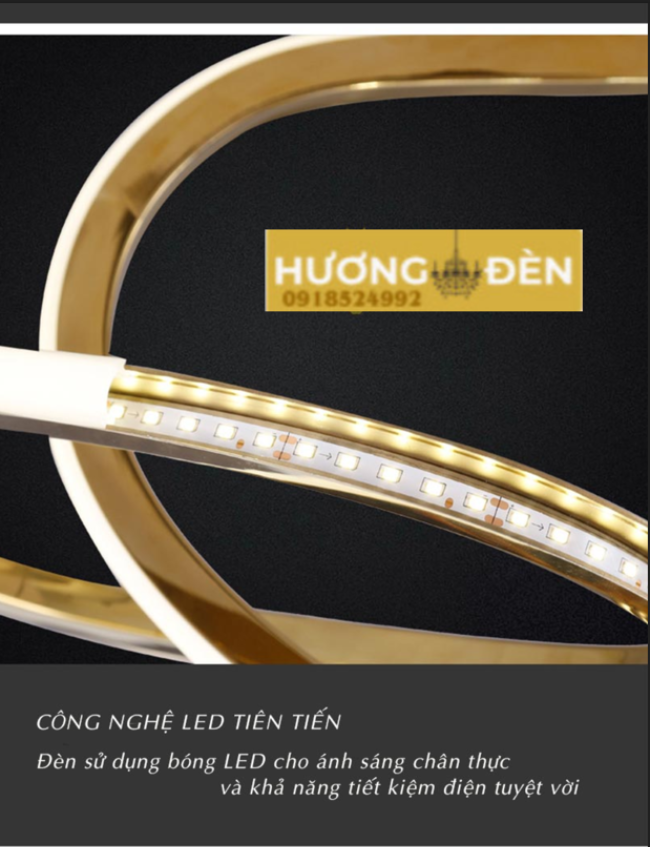 Đèn Thả Decor 6 Vòng Gold TH25