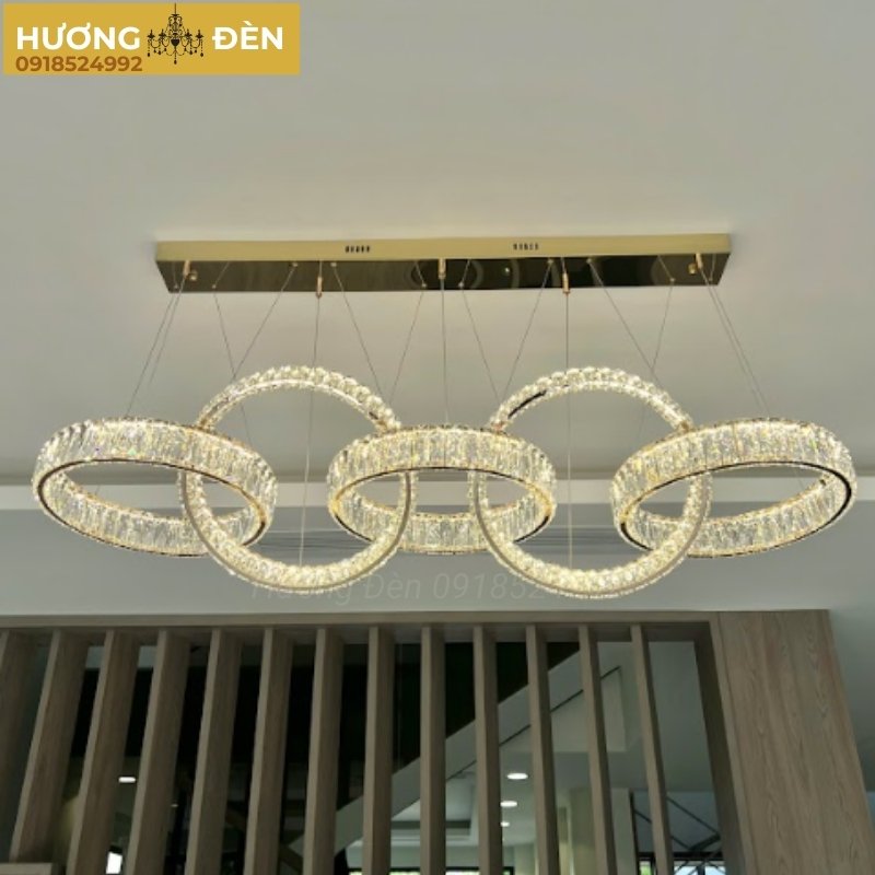 Đèn thả pha lê cao cấp THD7059